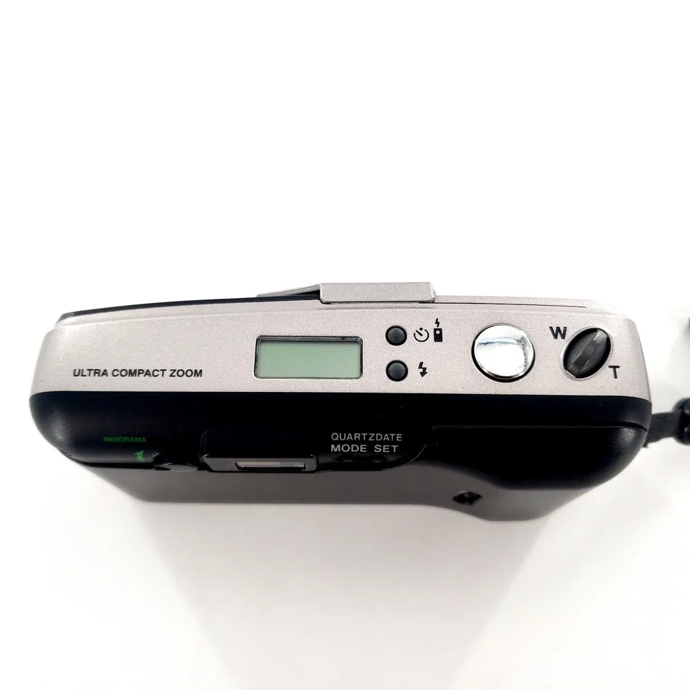 Olympus OZ 80S Panorama 35mm Point & Shoot Film Camera w/ RC-200 Film Tested
